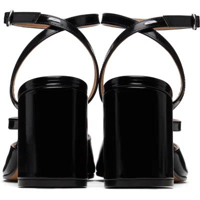 Maison Margiela Black Tabi Pump Heeled Sandals In Multi