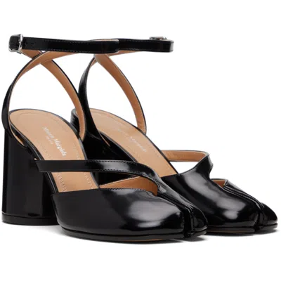Maison Margiela Black Tabi Pump Heeled Sandals In Multi