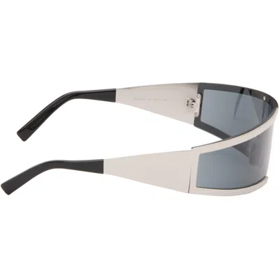 Givenchy Silver Square Sunglasses In White