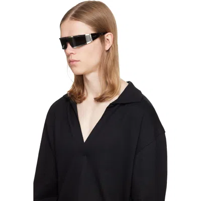 Givenchy Silver Square Sunglasses In White