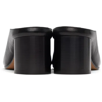 Maison Margiela Mule Tabi In Pelle In Black