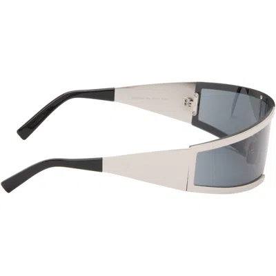 Givenchy Silver Square Sunglasses In White