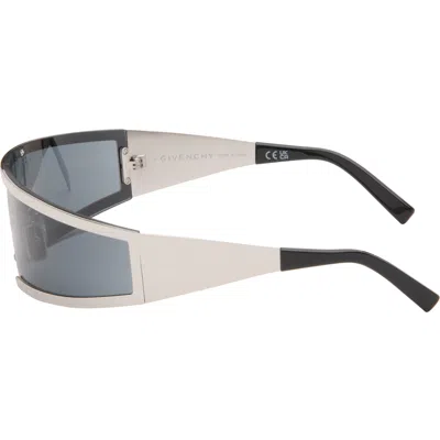 Givenchy Silver Square Sunglasses In White