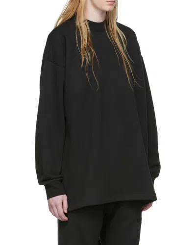 Essentials Logo-print Sweatshirt In Black