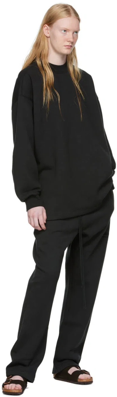 Essentials Logo-print Sweatshirt In Black