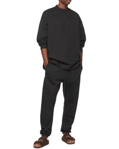 Essentials Logo-print Sweatshirt In Black