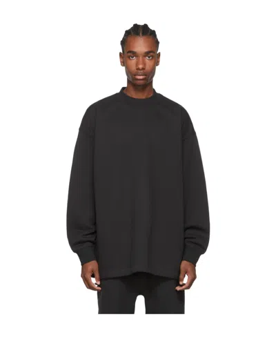 Essentials Logo-print Sweatshirt In Black