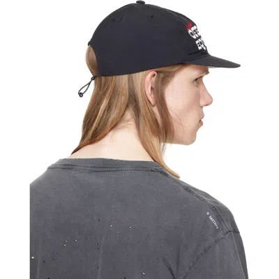 Satisfy Black Flitesilk 5panel Pinch Baseball Cap In Black