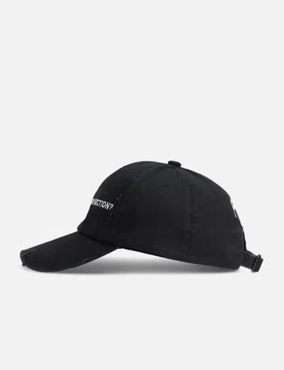 Artificialfever Rawedge Cap In Black