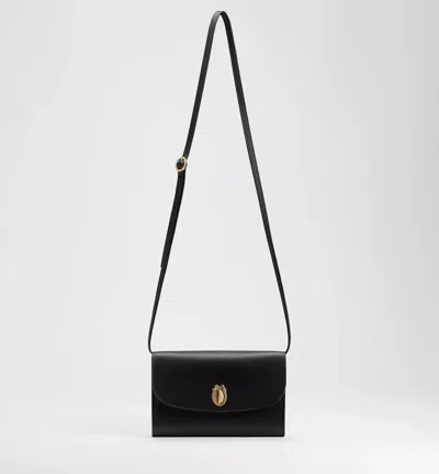 Dior Médaillon Envelope Pouch With Strap In Black