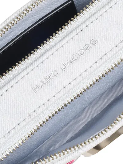 Marc Jacobs The Camp Snapshot Patchwork Shoulder Bag In White