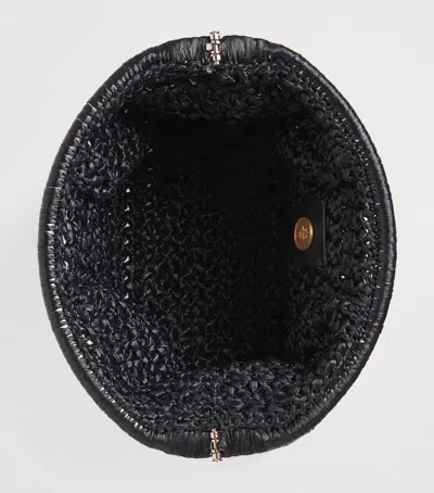Eleventy Raffia Woven Clutch Bag In Pattern