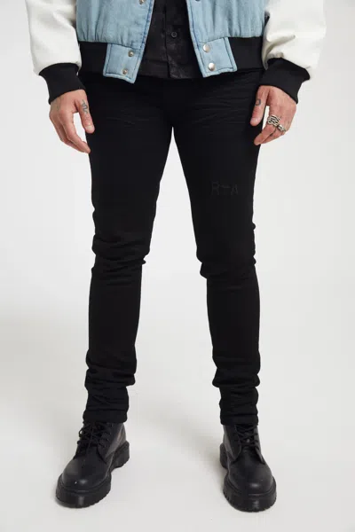 Rta Bryant Slim Fit Jeans In Black Logo
