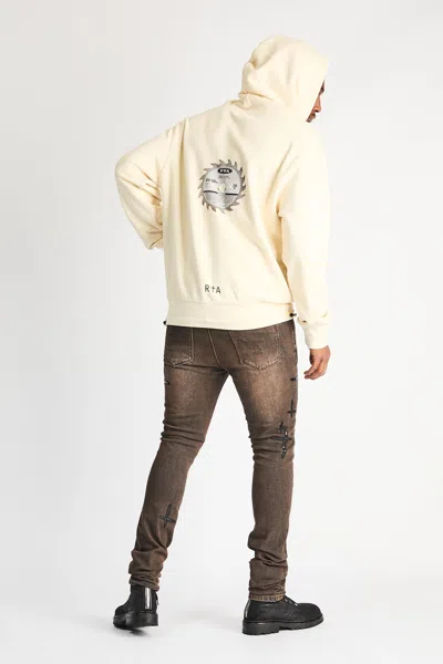 Rta Bryant Cross-patch Skinny Jeans In Brown