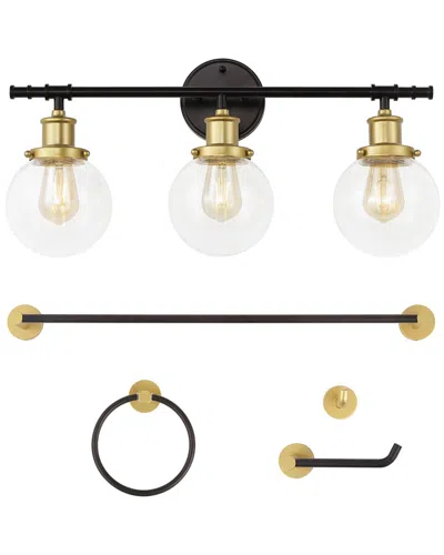 Jonathan Y Hugo Vanity Light Set In Multi