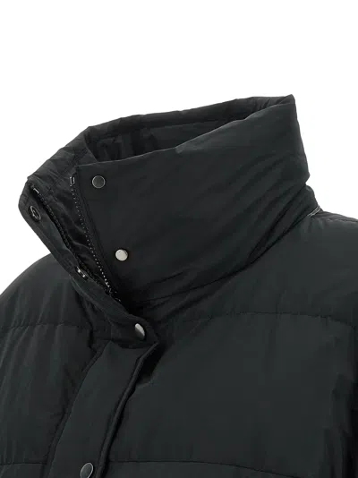 Brunello Cucinelli Cropped Down Jacket In Black