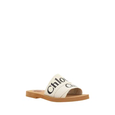 Chloé Burberry Multicolor Suede And Leather Sneakers In White