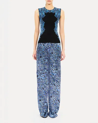 Ulla Johnson Aylin Knitted Jacquard Tank Top In Blue