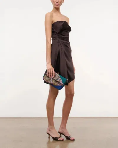 Staud Timmy Convertible Shoulder Bag Conch Shell In Blue