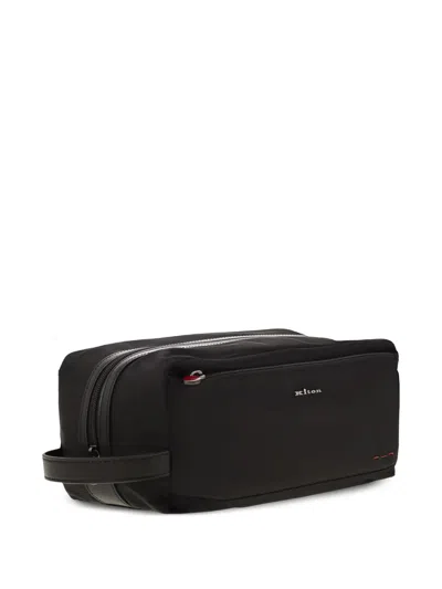 Kiton Beauty Case In Black