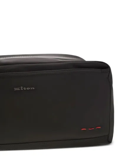 Kiton Beauty Case In Black