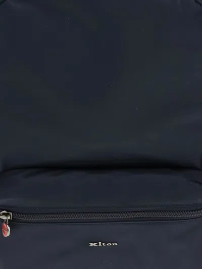 Kiton Backpack In Blue