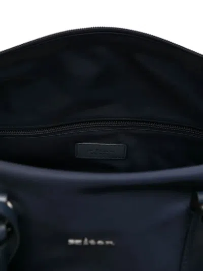 Kiton Duffle Bag In Blue