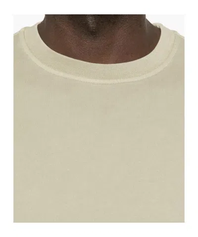 C.p. Company C.p.company Crew Neck Sweatshirt With Logo Patch In Brown
