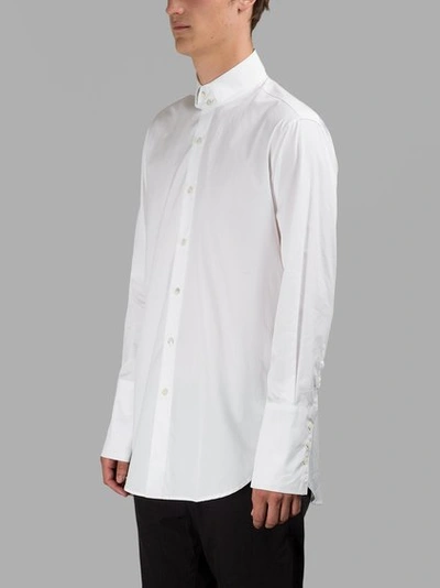 Shop Ann Demeulemeester Men's White Shirt