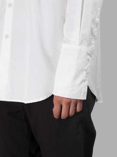 Shop Ann Demeulemeester Men's White Shirt