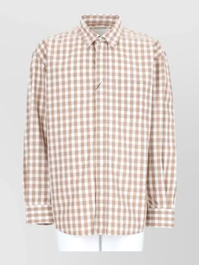 Sunflower Checked Shirt Button Down Collar Cuffs In Multi
