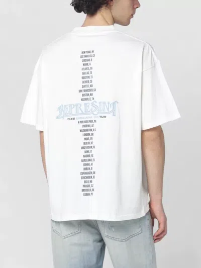 Represent Logo Print T-shirt In White