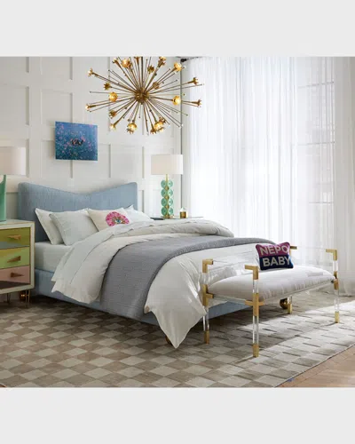Jonathan Adler Chevron King Bed