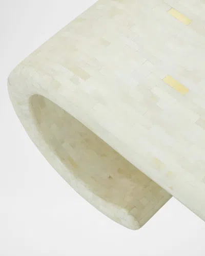 Jonathan Adler Casablanca Bone Scroll Cocktail Table