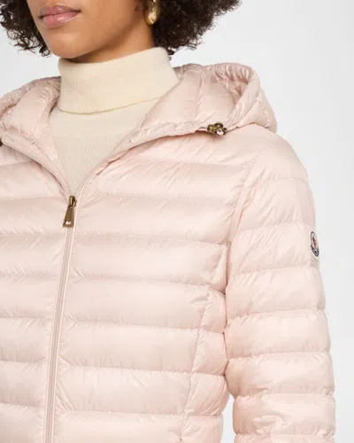 Moncler Igelhood Water-repellent Hooded Down Jacket In Pink