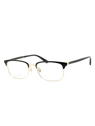 Gucci Eyewear Rectangular Frame Glasses In Black