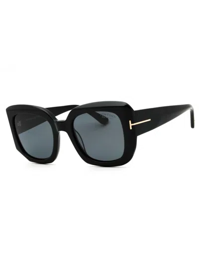 Tom Ford Ft1220 Square Acetate Sunglasses In Black