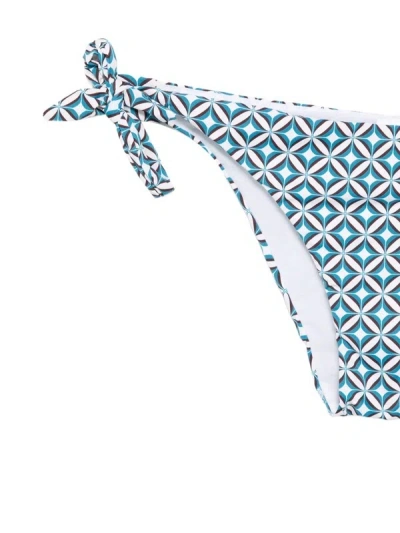 Max Mara Patterned Bikini Set In Blue