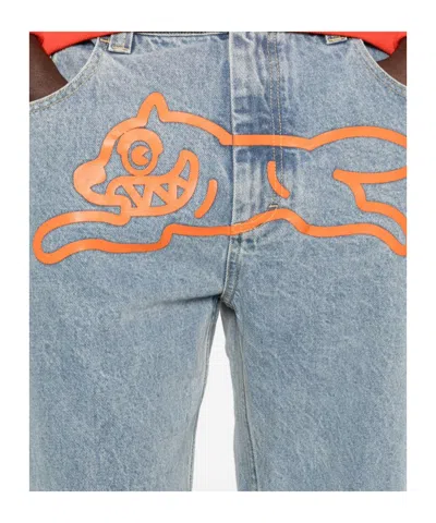 Icecream Belt Loop Jeans In Blue