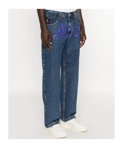 Icecream Belt Loop Jeans In Black
