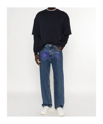 Icecream Belt Loop Jeans In Black