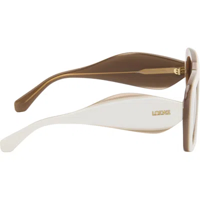 Loewe Square Frame Sunglasses In White