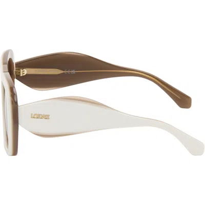 Loewe Square Frame Sunglasses In White