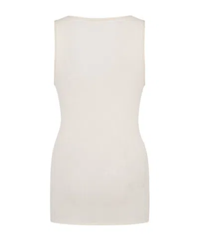 The Row Danel Top Ivory In Neutral