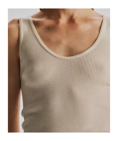 The Row Danel Top Ivory In Neutral