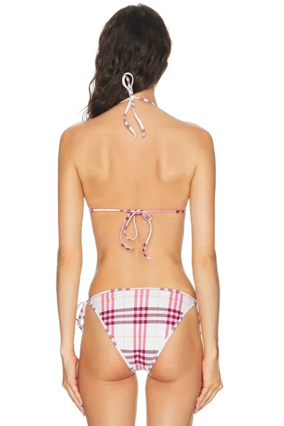 Burberry Triangle Bikini Top In Multi