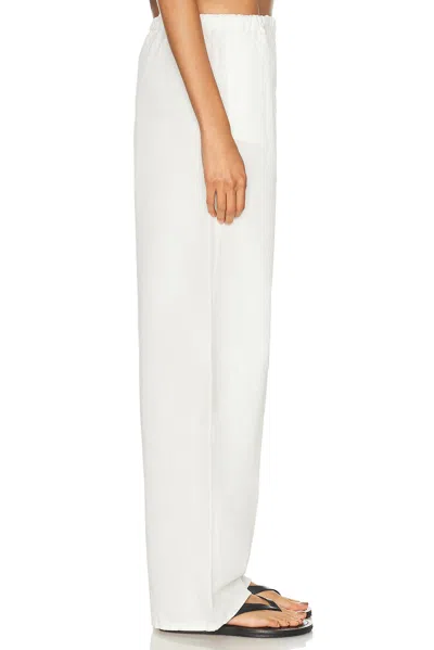 Grlfrnd Kacey Pull On Wide Leg In White