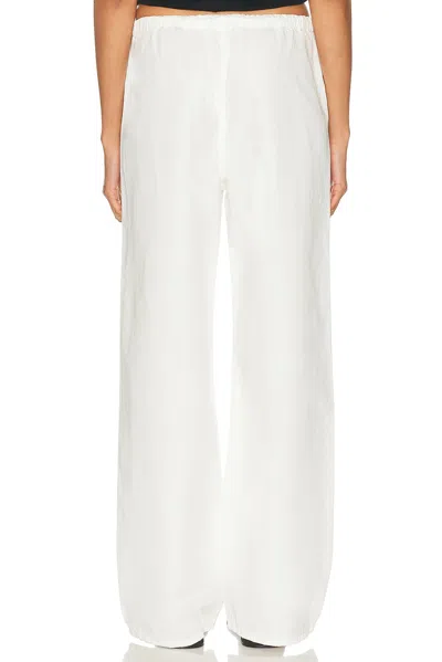 Grlfrnd Kacey Pull On Wide Leg In White