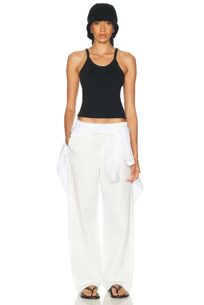 Grlfrnd Kacey Pull On Wide Leg In White