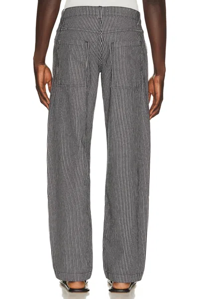 Gimaguas Brixton Stripe-pattern Cargo Pants In Blue